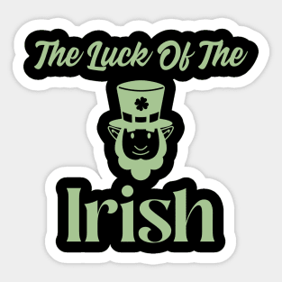 The Luck of The Irish Sticker